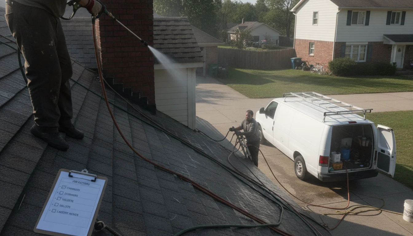 Setup needs add time and can affect pressure washing method choices in Los Angeles